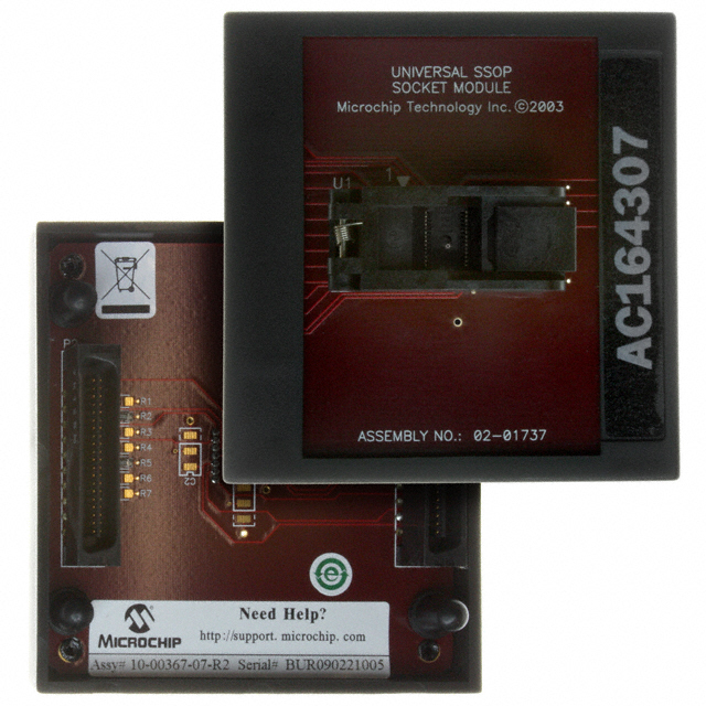 AC164307 Microchip Technology  Adaptateurs de programmation Sockets